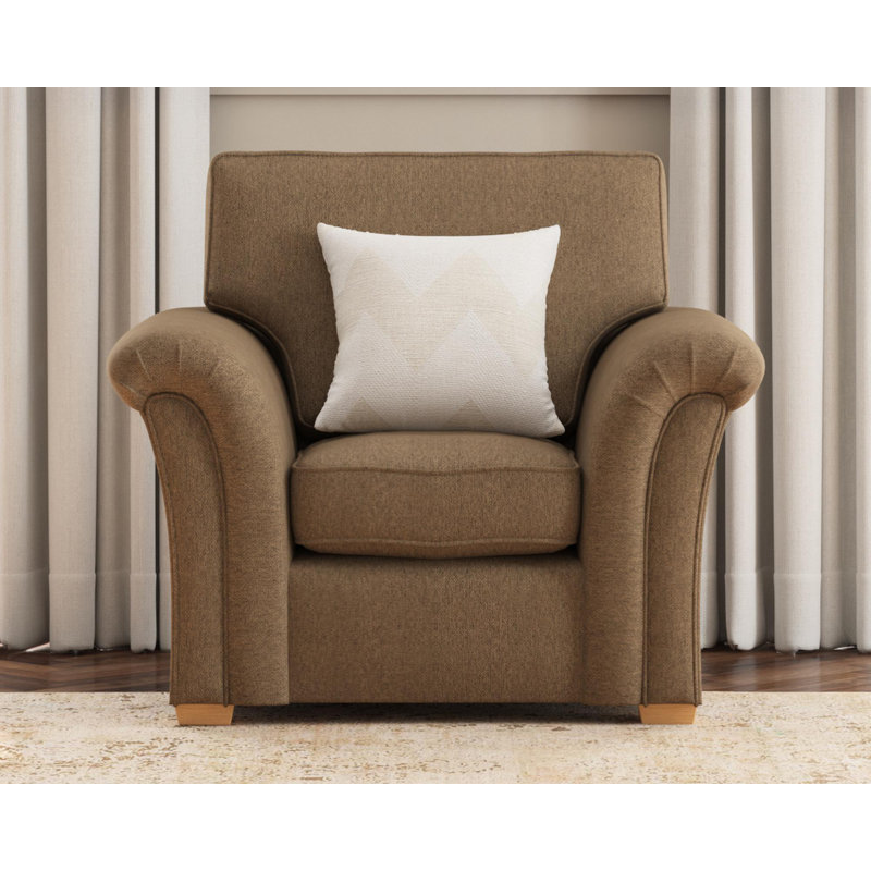 Upholstered Armchair, Nutmeg