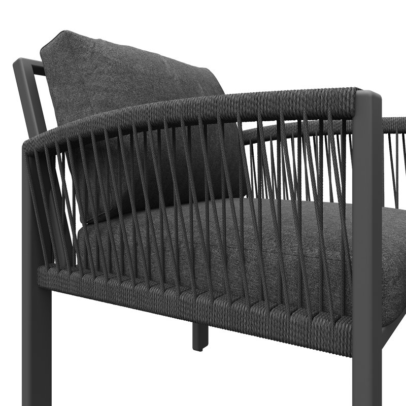 Garden Lounge Set For 8 People, Grey, Grey