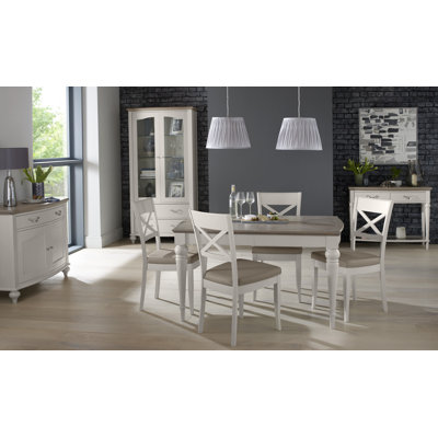 Moira Extendable Solid Wood Base Dining Table