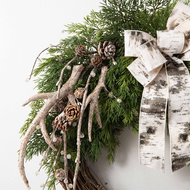 Handcrafted Faux Juniper 24'' Wreath