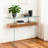 Tempered Glass Console Table with Shelf-1934271971-1905166803