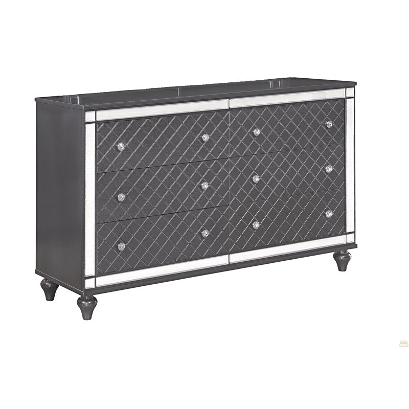 Commode de rangement 1 tiroir 6 pièces
