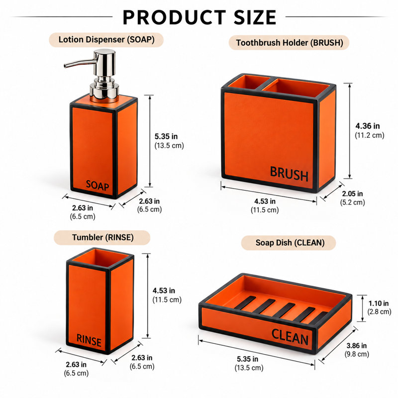 Bathroom Accessories Set