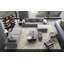 Fulton Lounge Chair In Mixed Marble Fabric