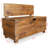 vidaXL Wooden Bench with Storage, Rustic Style, Reclaimed Wood, 33.9"x15.7"x23.6" Brown