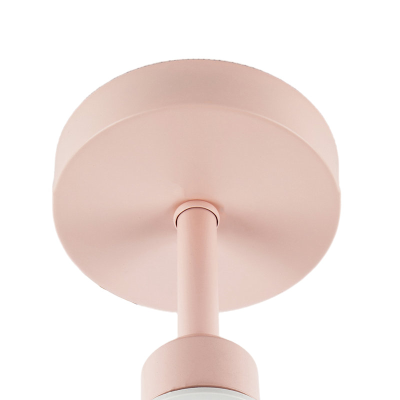 Semi Flush Mount, Pink