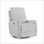 Fauteuils inclinables, inclinables et modernes de 30 po | Polyester gris clair chiné