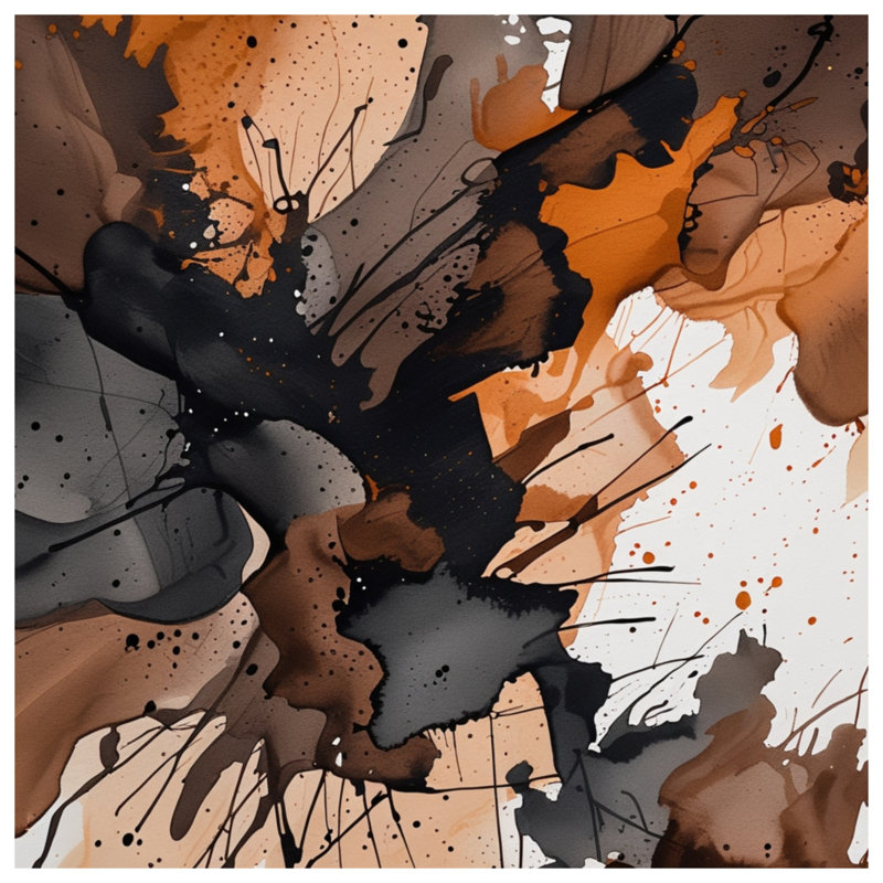 Abstract Art Fleece Throw Blanket - Abstract Throws for Sofas or Beds, 50in W x 60in H