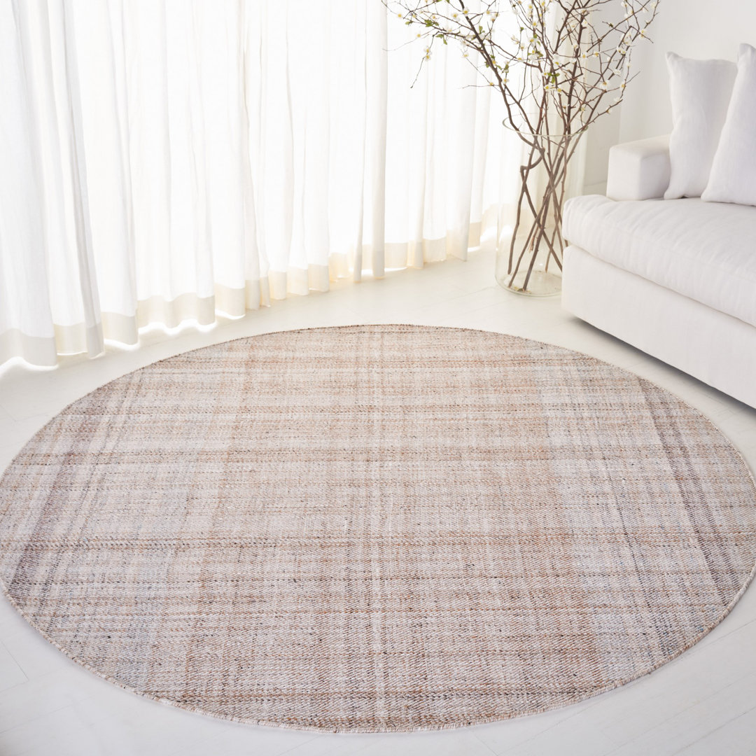 Jahi Lauren Ralph Lauren Hand Loomed Pet Yarn/Cotton Plaid Rug in Autumn Lauren Ralph Lauren Rug 