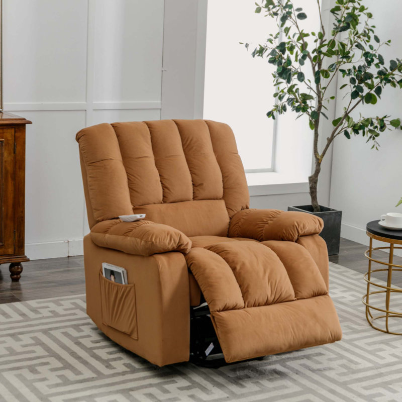 Fauteuil inclinable électrique Massage Massage, Brun clair