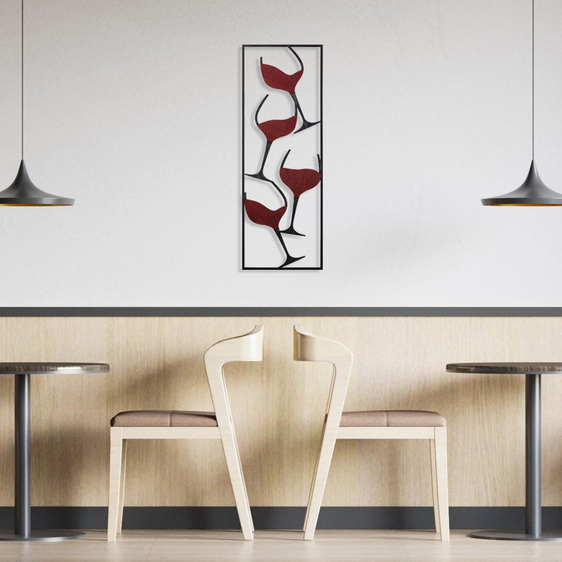 Hand-Painted Decorative Metal Accessory, 12.6 x 2.0 x 35.4 inches | 100% Metal, Thickness: 0.03 inches | Unique Finish with Color Variations | Perfect for Home Decor & Stylish Accents in Any Room