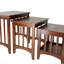 Tables gigognes en bois massif