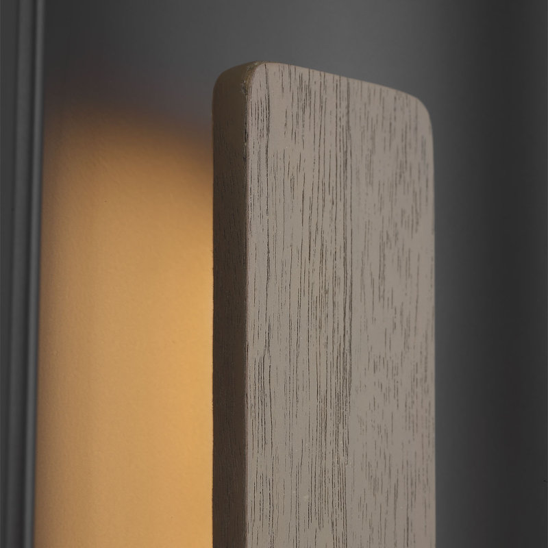 Anne-Marie Barton Remi 18" Sconce, Matte Carbon/Warm Walnut