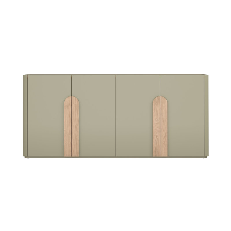 Sadeen 200cm Sideboard, Green/Brown