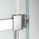 Julien 48'' W 76'' H Frameless Rectangle Reversible Shower Enclosure