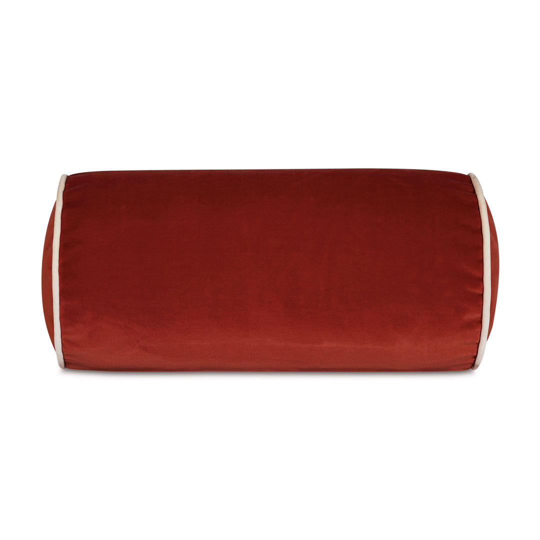 Studio 773 Lifestyle Velvet Bolster Decorative Pillow Cover & Insert Eastern Accents 