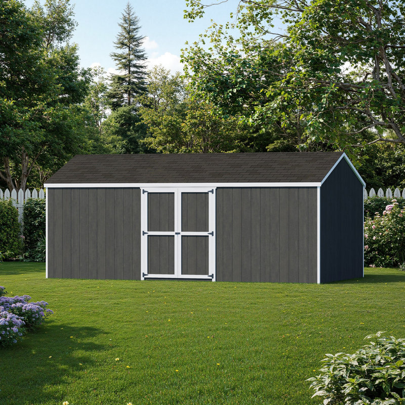 Value Gable Shed With Side Entry, No, 101.5'' H x 120'' W x 240'' D