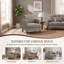 Fauteuil d'appoint rembourré de 74 cm de large avec poche de rangement latérale-709913167