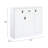 Pagan White High Gloss Finish Server