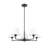 Wareesha 5 - Light Steel Dimmable Shaded / Spider Chandelier-794226413