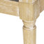 Chaise d'appoint rembourrée gris anthracite avec structure en bois et pieds courbés en bois d'hévéa au design élégant-617602978
