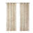 Palm Leaf Burnout Window Sheer 50x84"