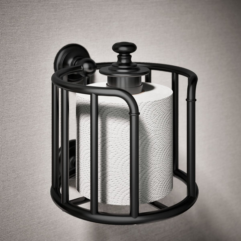 Artifacts® Toilet Tissue Carriage, Matte Black