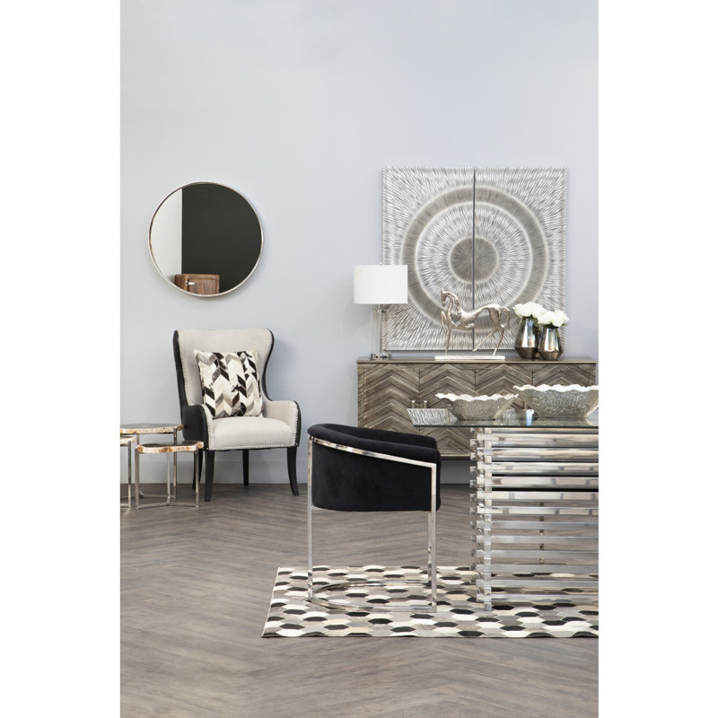 Brophy Upholstered Wingback Chair