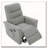 Manual Recliner Chair Rocking and Swivel Recliner Nursery Rocking Recliner Massage Recliner with 8-Point Massage Function and Adjustable Backrest-189019989-189019988