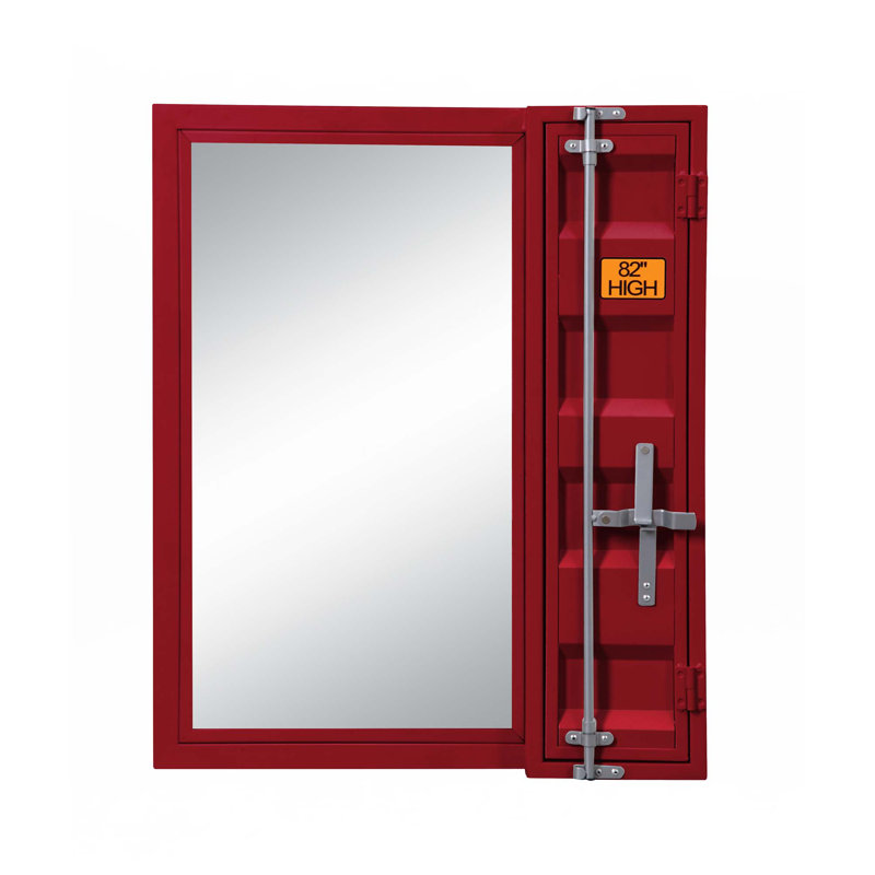 Miroir de salle de bain, Rouge