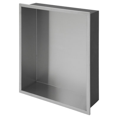15" X 13" Stainless Steel Shower Niche