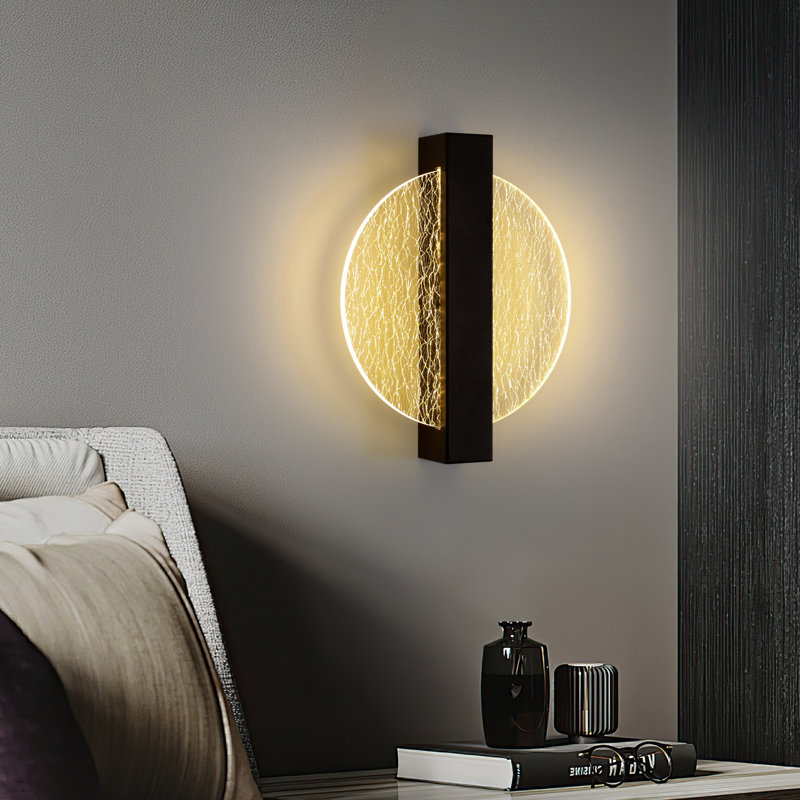 Carmene Acrylic LED Flush Mounted Sconce