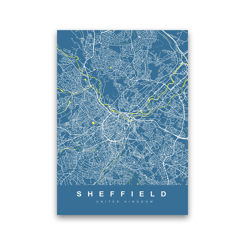 Sheffield II - Print, Wrapped Canvas, 42cm H x 30cm W x 1cm D