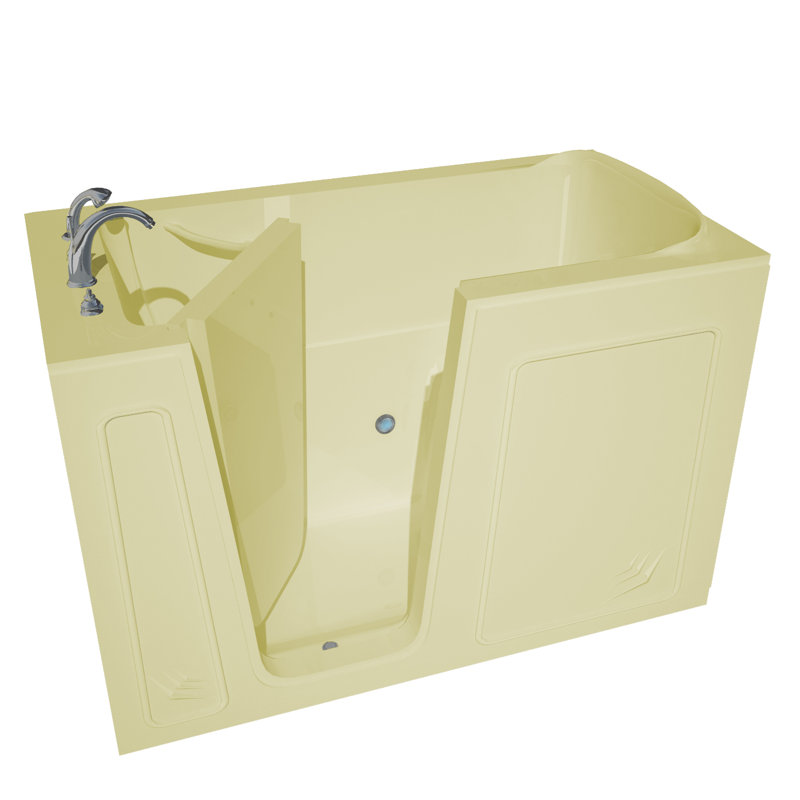 Baignoire de trempage 60" x 32" Aspen, Biscuit, Gauche