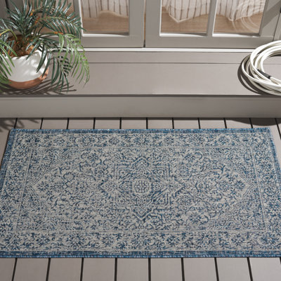 Tapis oriental d'intérieur / extérieur Sidrah Performance