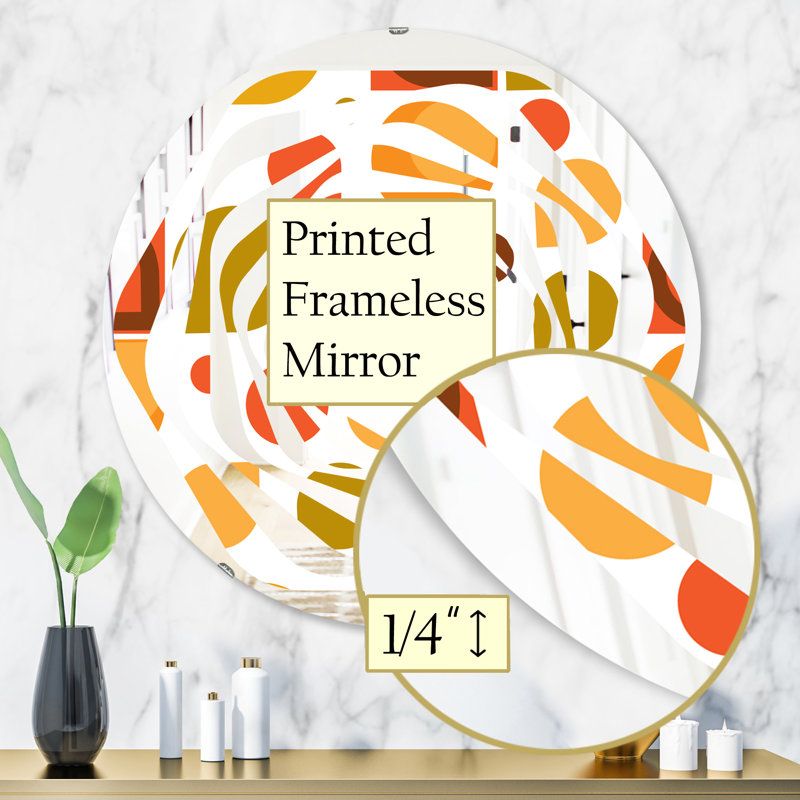 Miroir mural Whirl Abstract I, H 31,5 po x l po