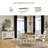 Azil Solid Wood Base Dining Table