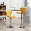 Ensemble de 2 tabourets pivotants réglables Ellston