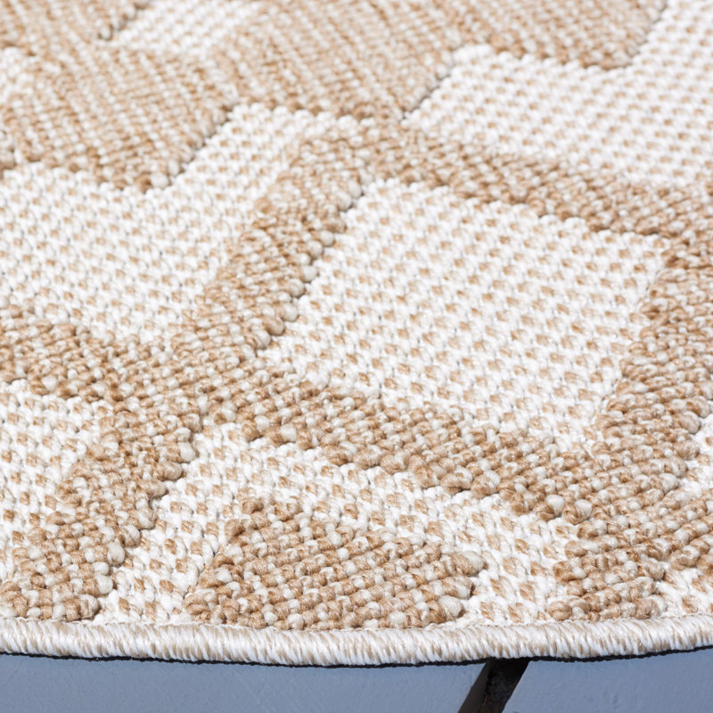 Paradigm Performance Southwestern Indoor/Outdoor Area Rug, Round 6'7"