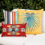 Tropical Bee Lumbar Indoor/Outdoor Pillow Cover & Insert-487247533