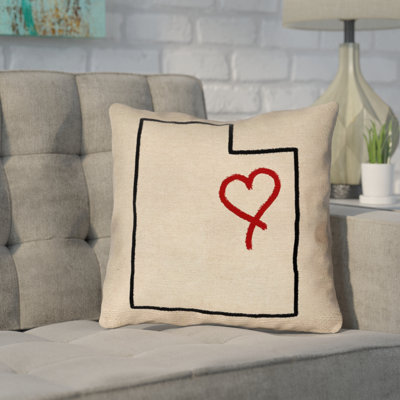 Coussin extérieur Katelyn Smith Utah Love