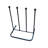 2 Pair Boot Stand (Storage) Solid Metal in Black