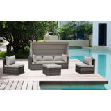 Strawser 83'' Polyethylene (PE) Wicker Outdoor Patio Daybed