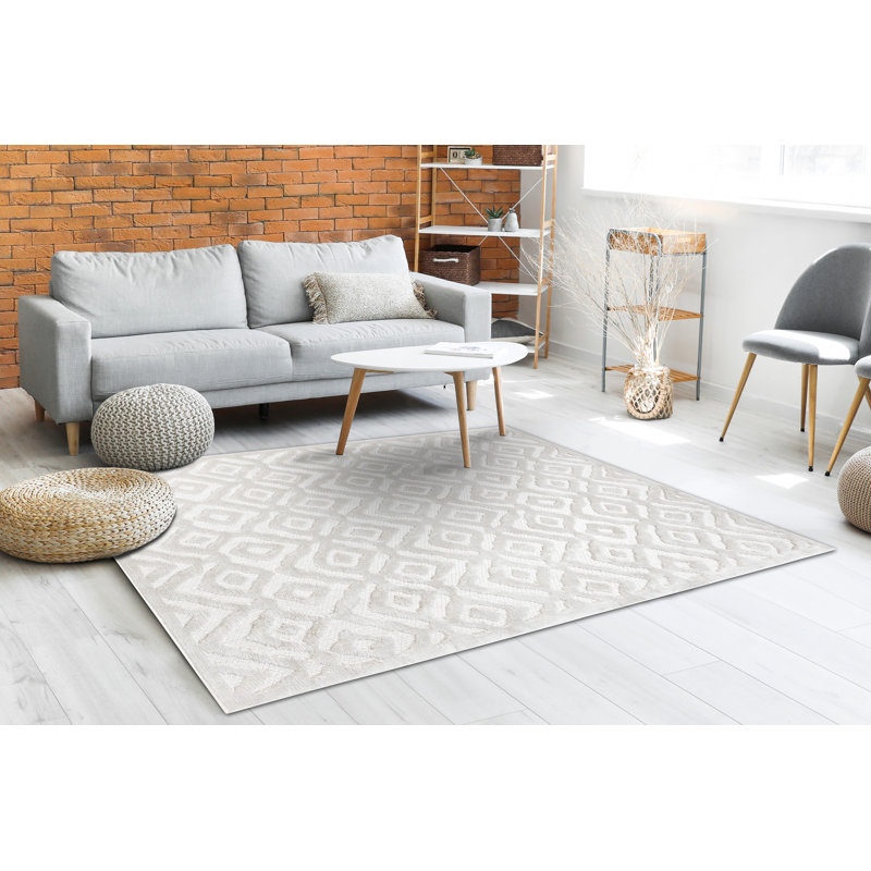 Geometric Area Rug, Runner 160 x 220cm