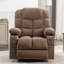 Fauteuil à bascule de massage pour fauteuil inclinable pour adultes surdimensionné avec 2 porte-gobelets, port de charge USB doux avec massage manuel et chaleur