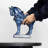 Blue Abstract Ceramic / Porcelain Decorative Object