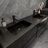 Kayleena 78.5'' Wall Mounted Double Bathroom Vanity with Metal Top-553301625