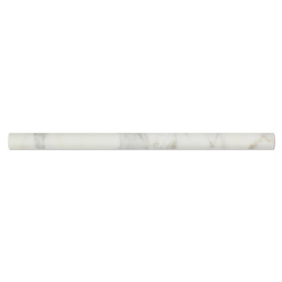 Calacatta Gold 3/4" x 12" Bullnose Marble Look Wall Liner