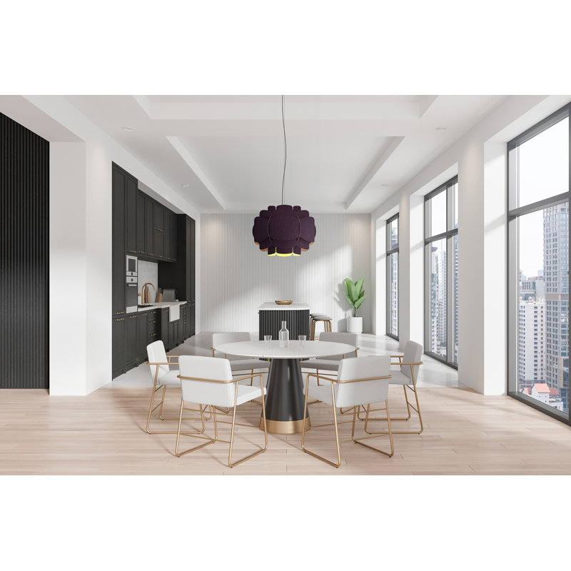 Luminaire suspendu 1 lumière Bella, Violet