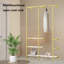 Portemanteau ouvert multifonctionnel, portemanteau mural-111466319